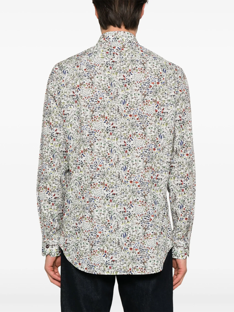 Sketch Floral-print shirt