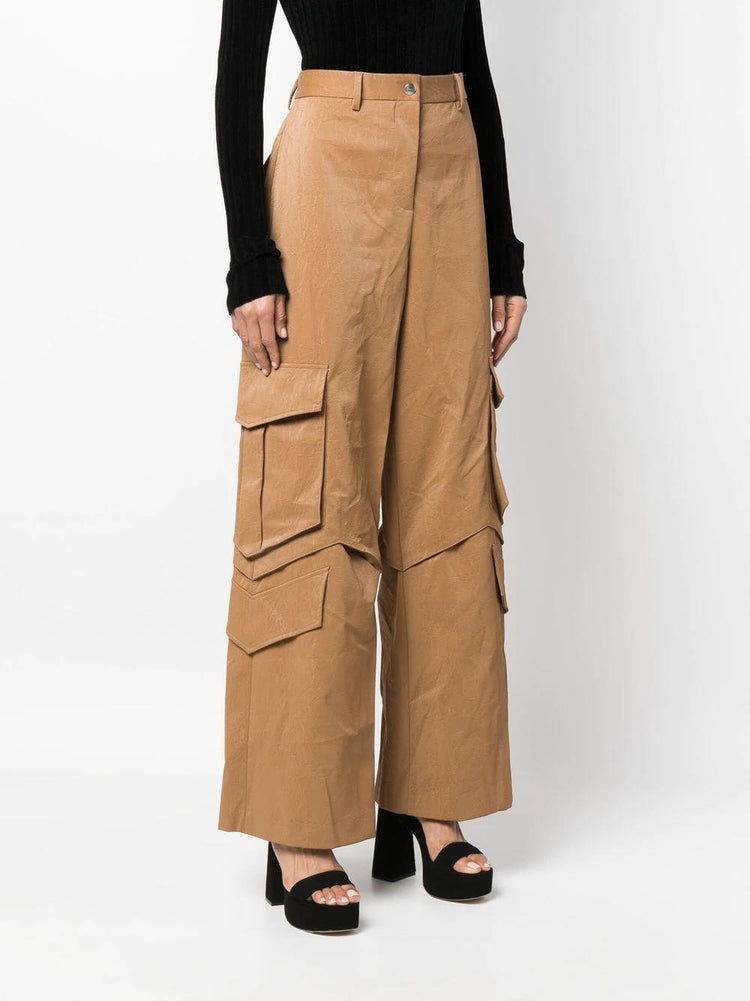 MSGM multi-pocket cargo trousers