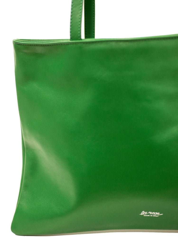 LA ROSE tote bag nero