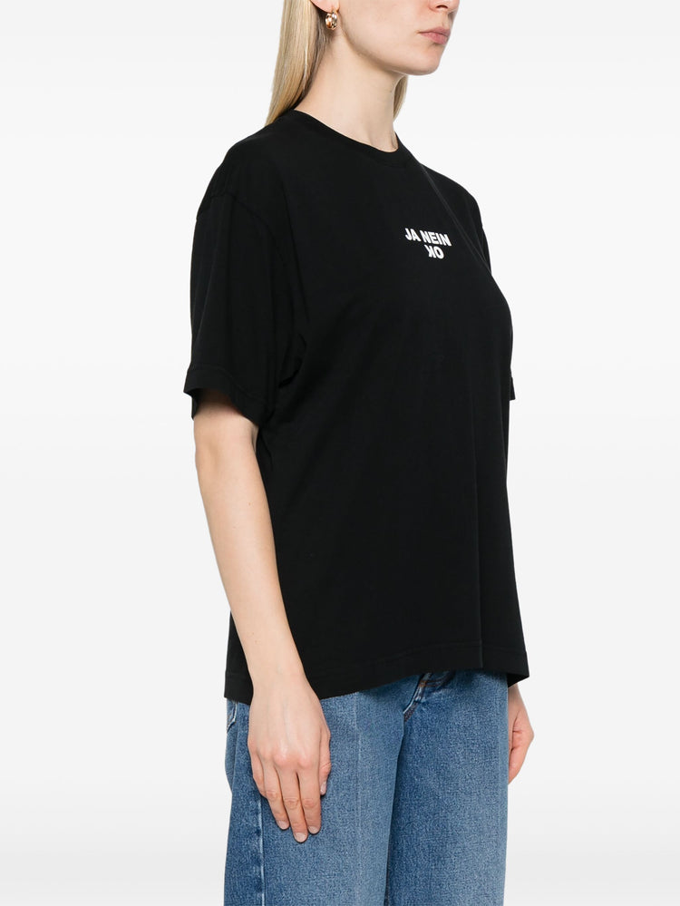 Ja Nein OK fitted t-shirt