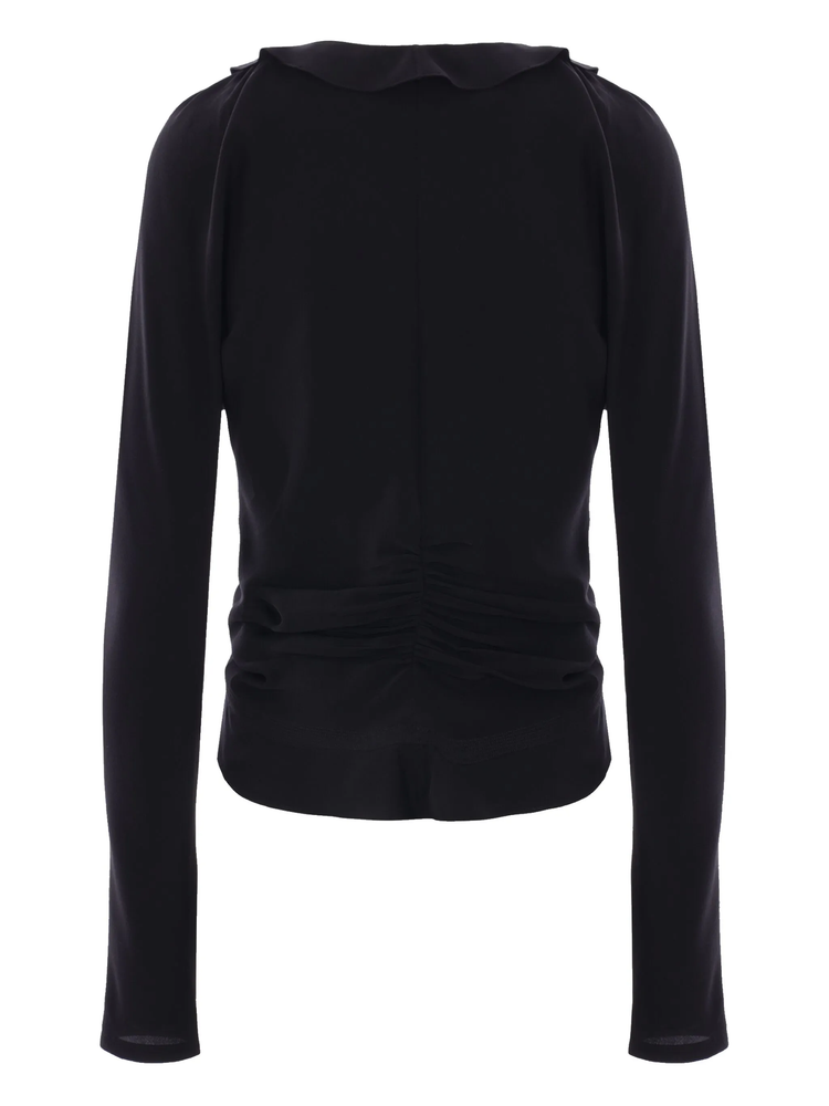 crepe de chine blouse