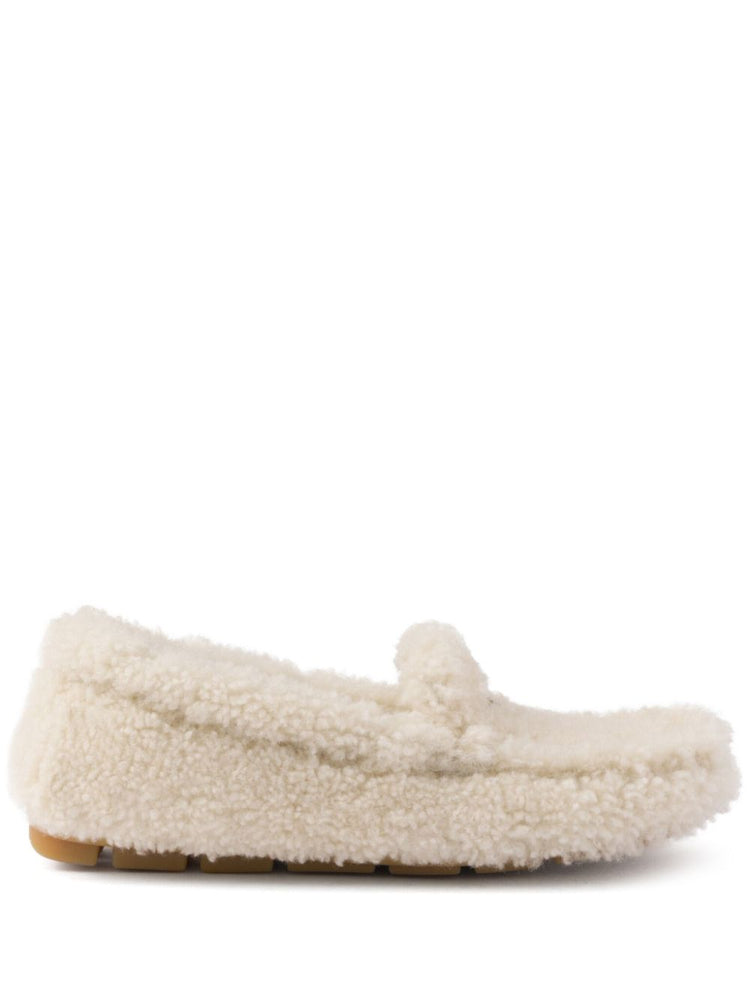 shearling driving shoes