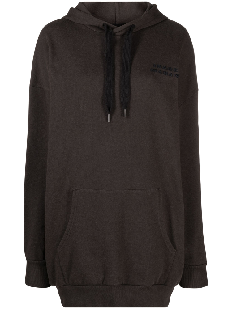 Solena logo-embroidered hoodie