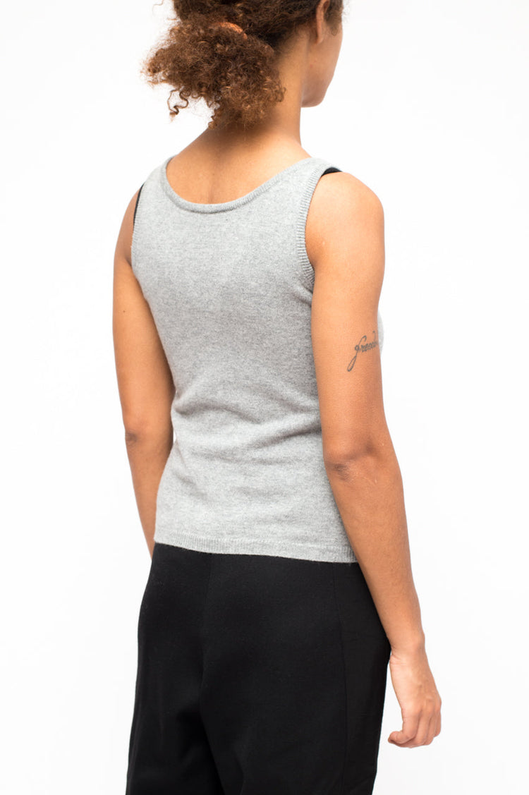 LA ROSE canotta cash grigio chiaro