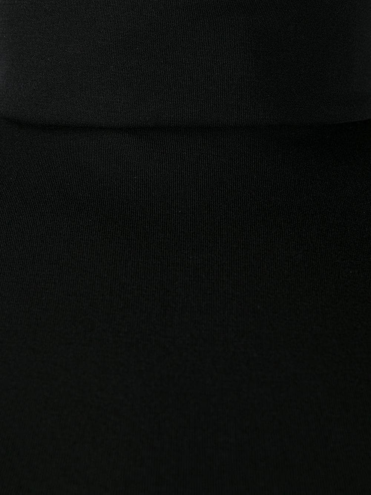 roll-neck sleeveless bodysuit