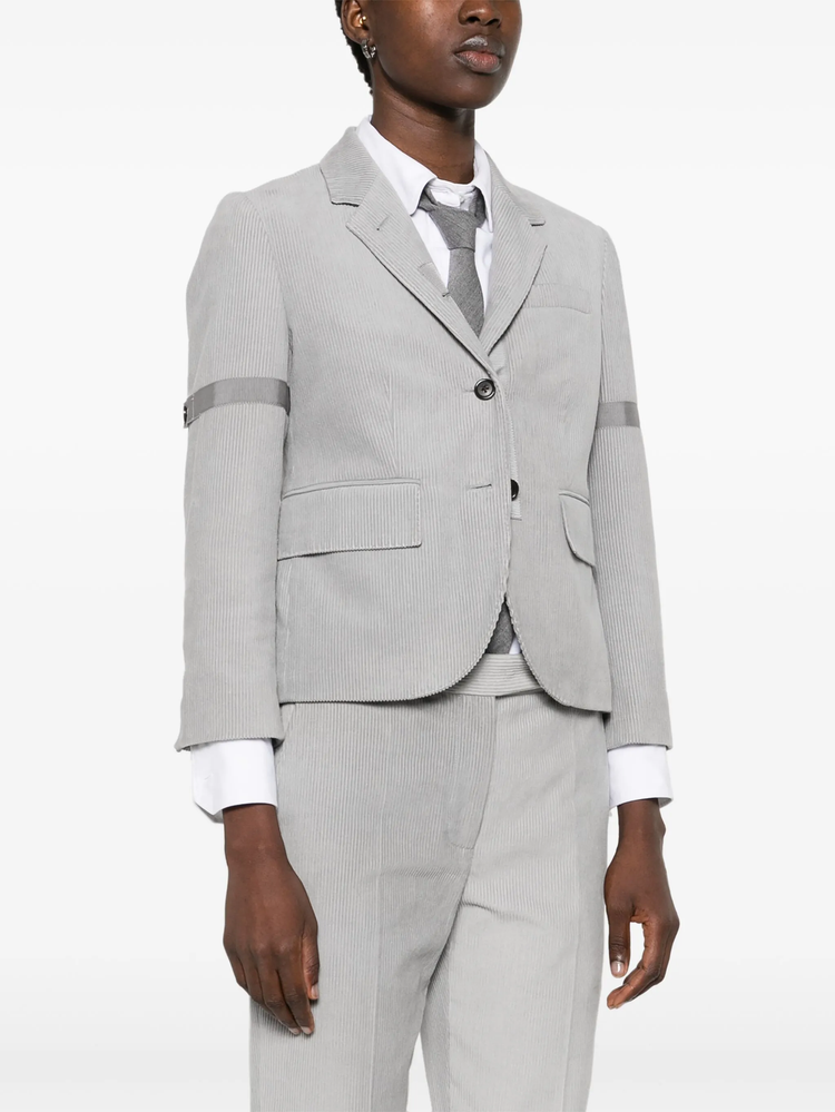 corduroy single-breasted blazer