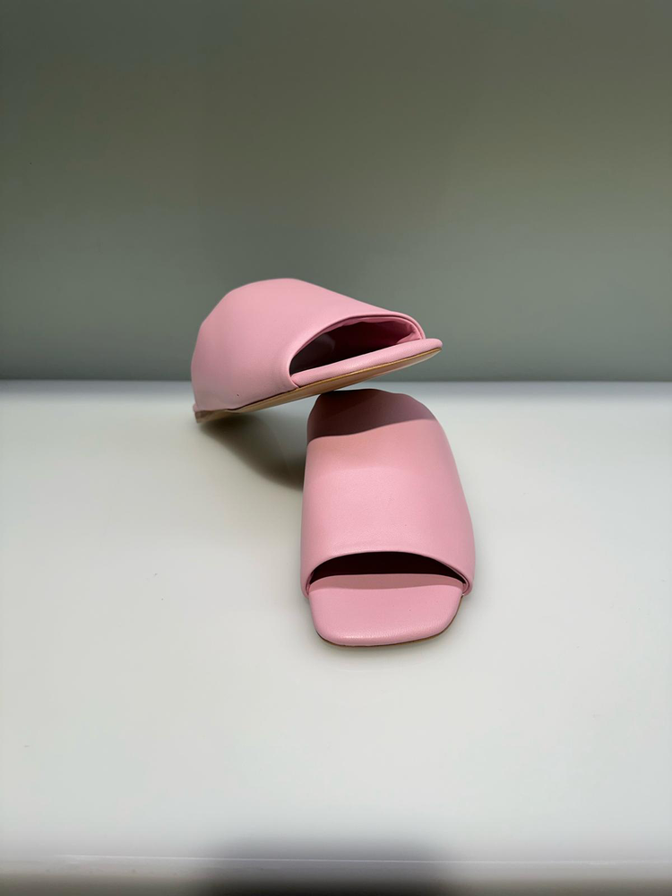 Sabot nappa powder pink