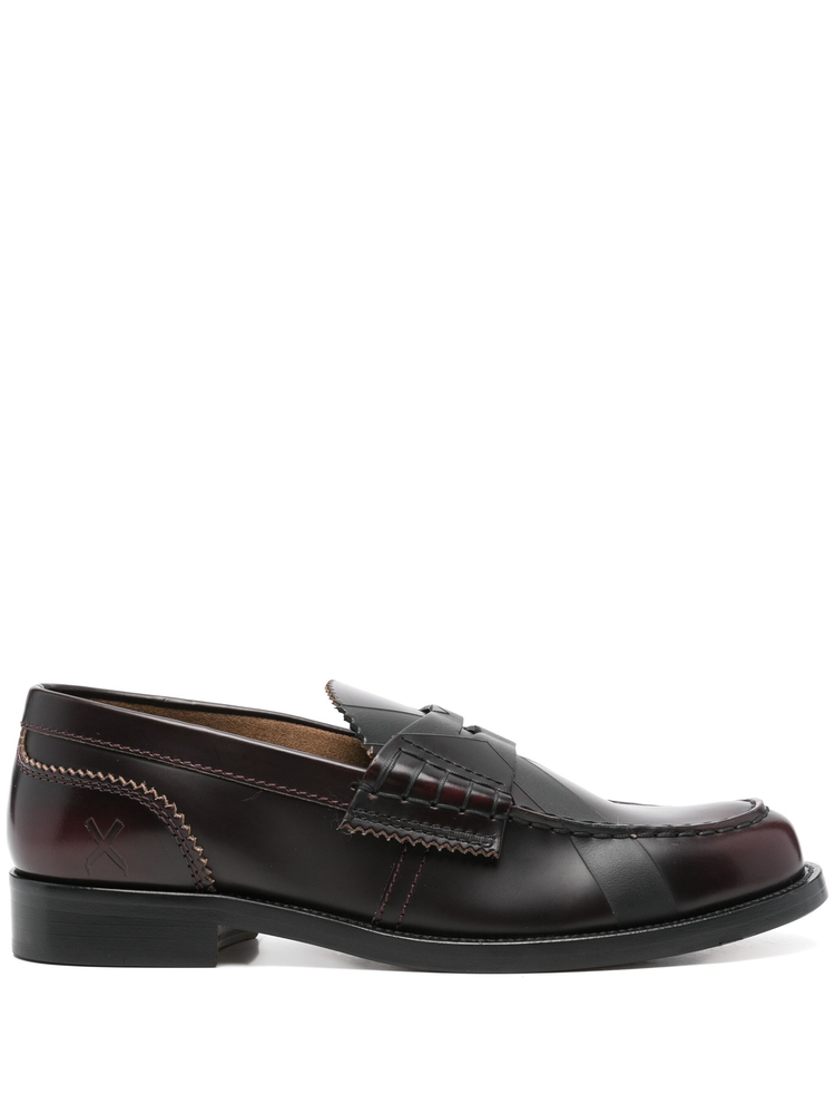leather loafers