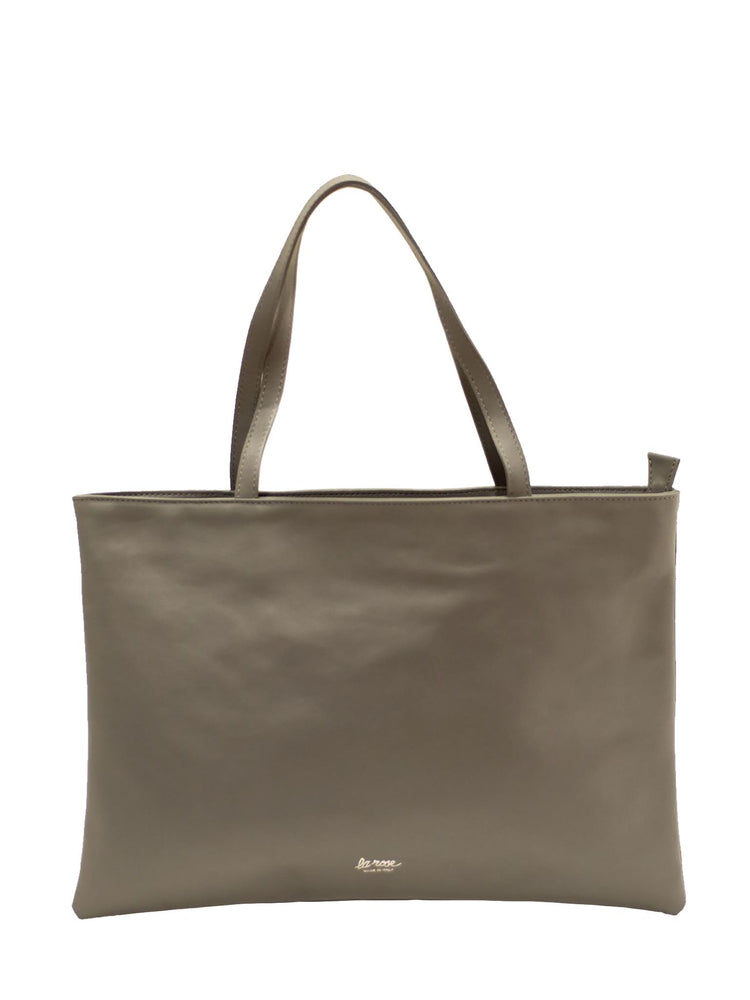 LA ROSE tote bag nero