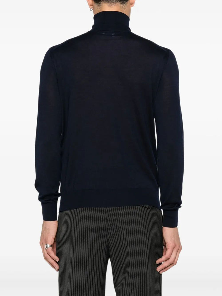 PULL COL ROULE CACHEMIRE LAINE