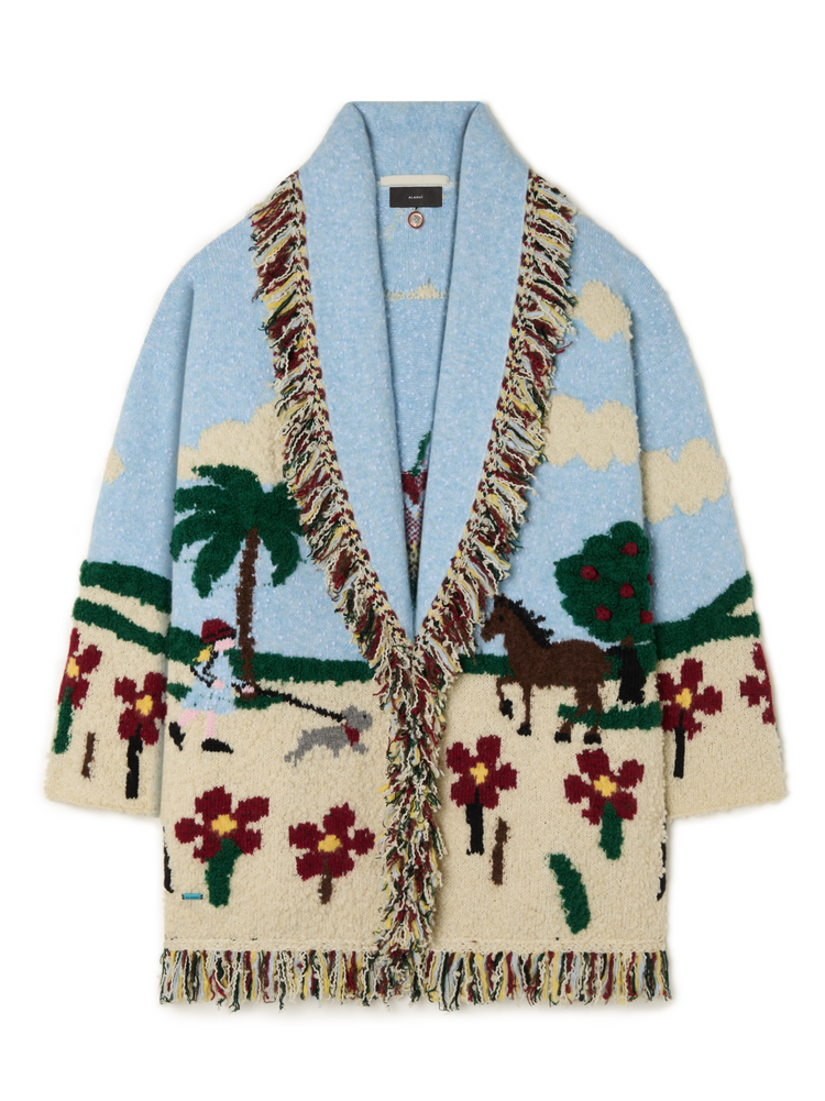 CASA ALANUI CARDIGAN ONDA/MULTICOLOR