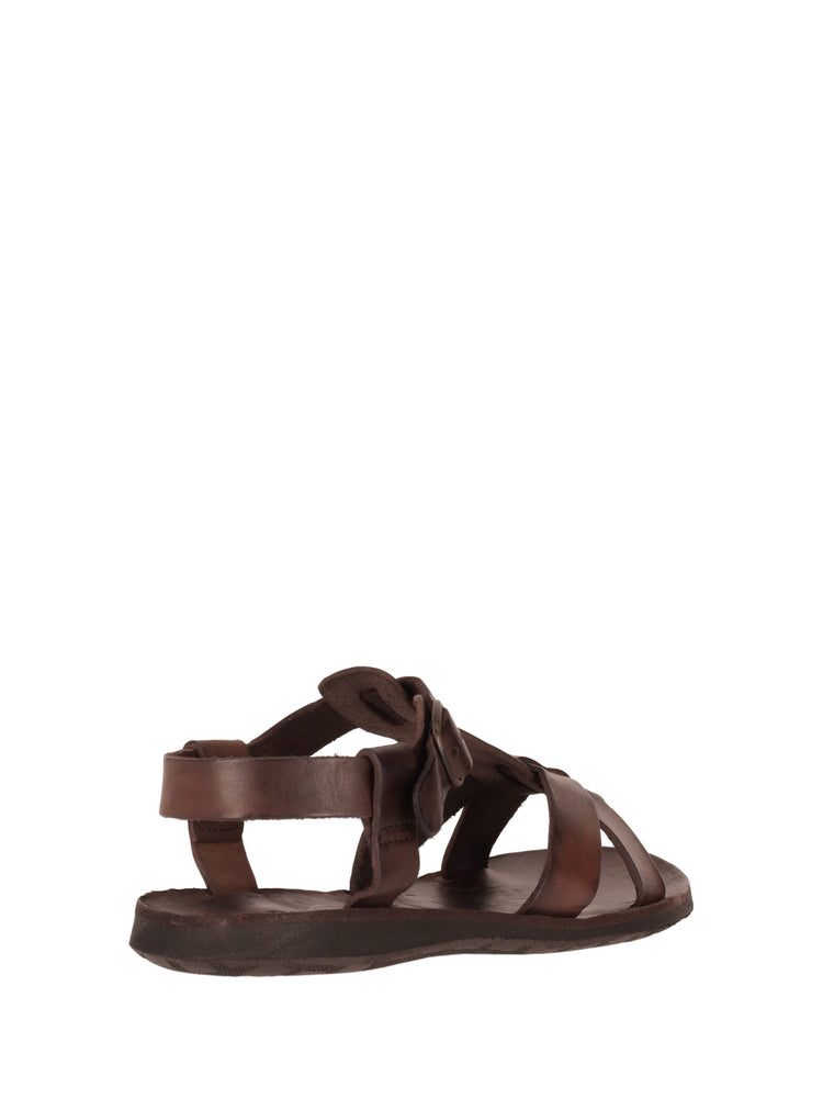 LA ROSE sandals leather Bordeaux