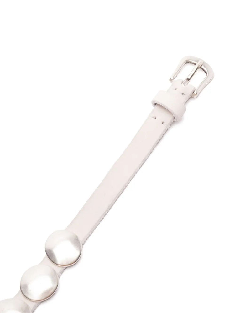 BELT TRINIDAD THIN WASHED LEATHER STUDS