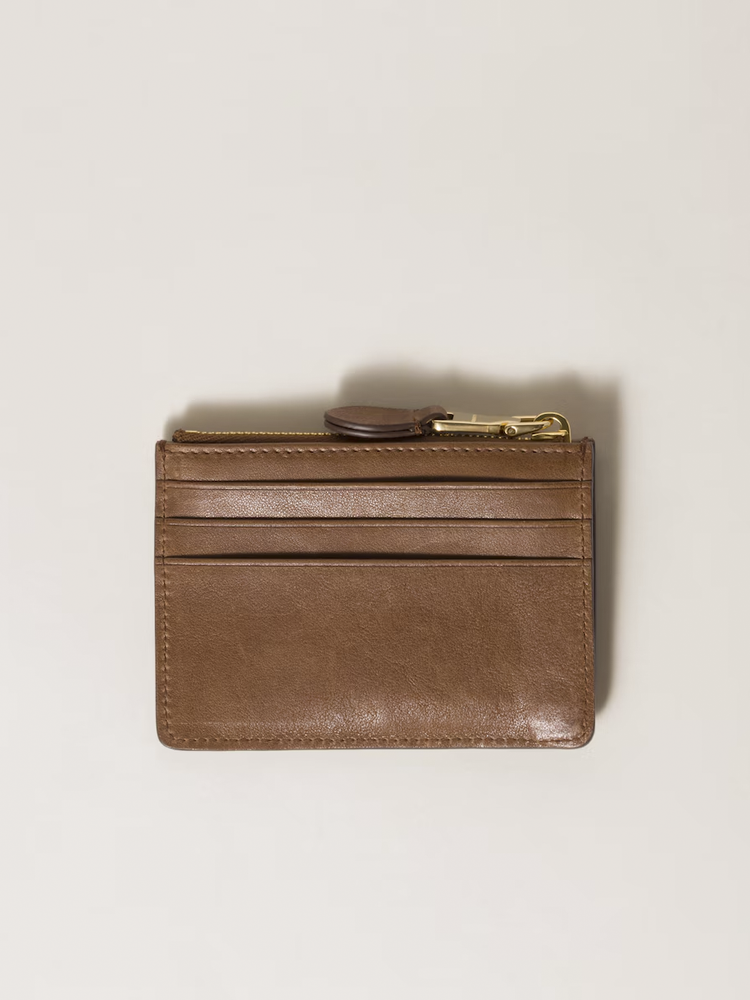 embossed-logo card holder