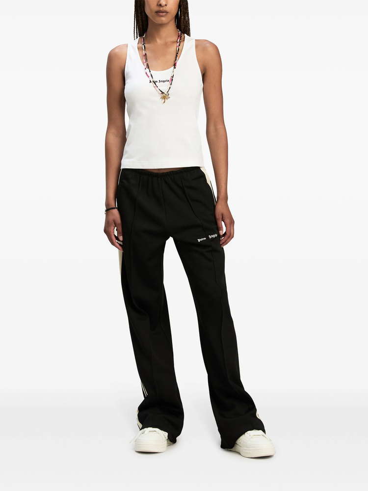 CLASSIC LOGO RIB TANK WHITE BLACK