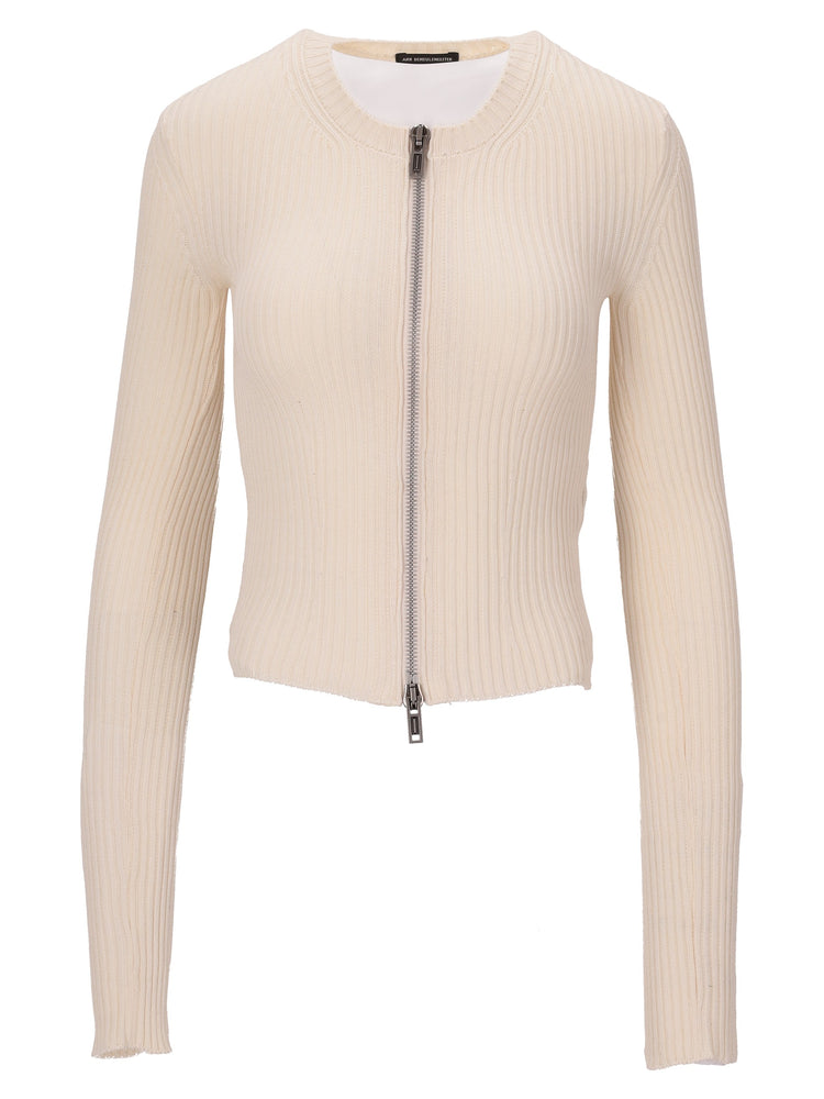 Terna wool zipped cardigan