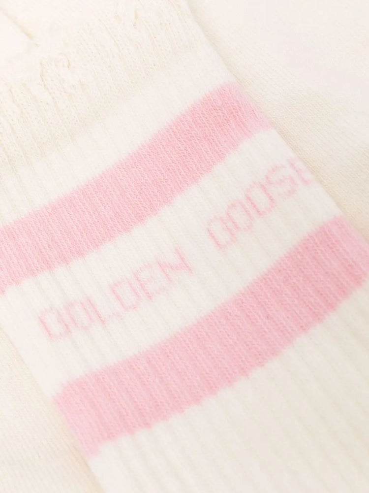 SOCKS HIGH RIB/ STRIPES/GOLDEN GOOSE/RIPPED