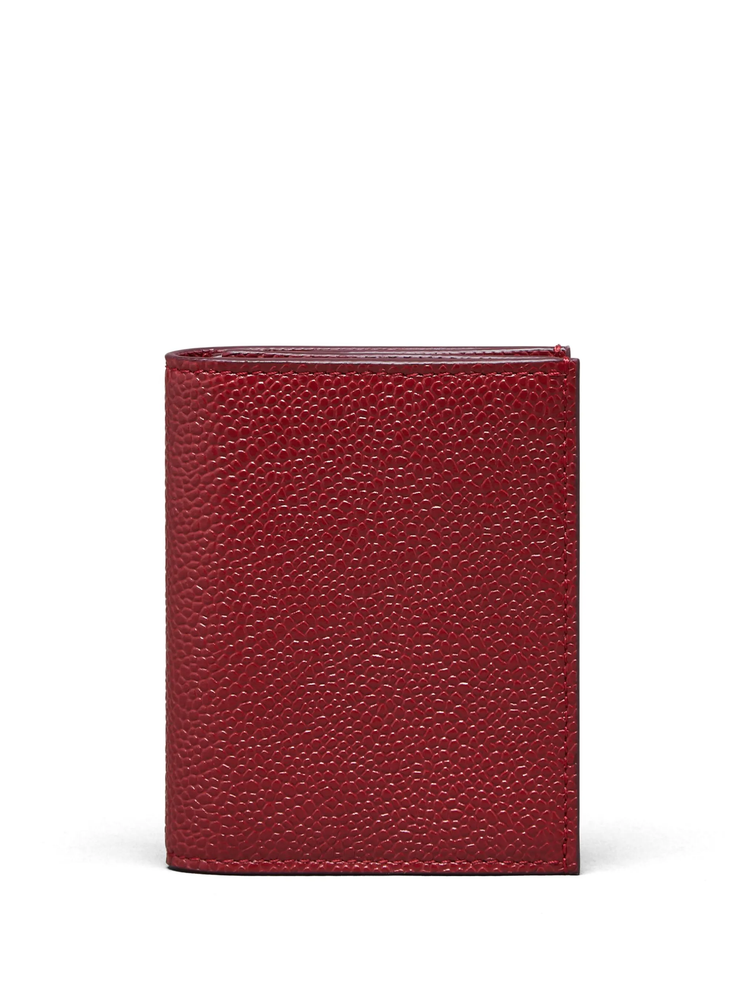 DOUBLE CARD HOLDER IN PEBBLE GRAIN LEATHER