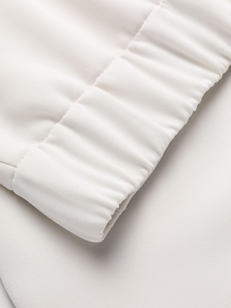 mid-rise tapered-leg trousers