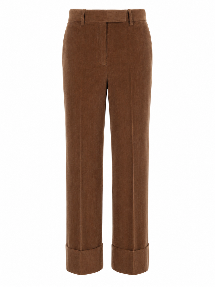 FIT 2 - BELTLOOP SACK TROUSER IN NARROW WALE CORDUROY