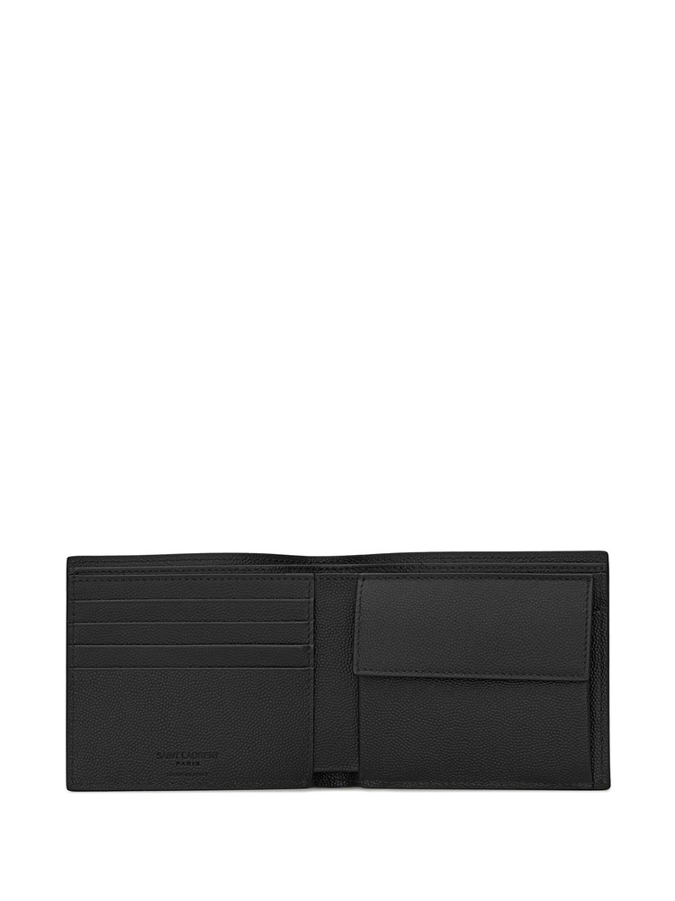 Paris logo-print leather wallet