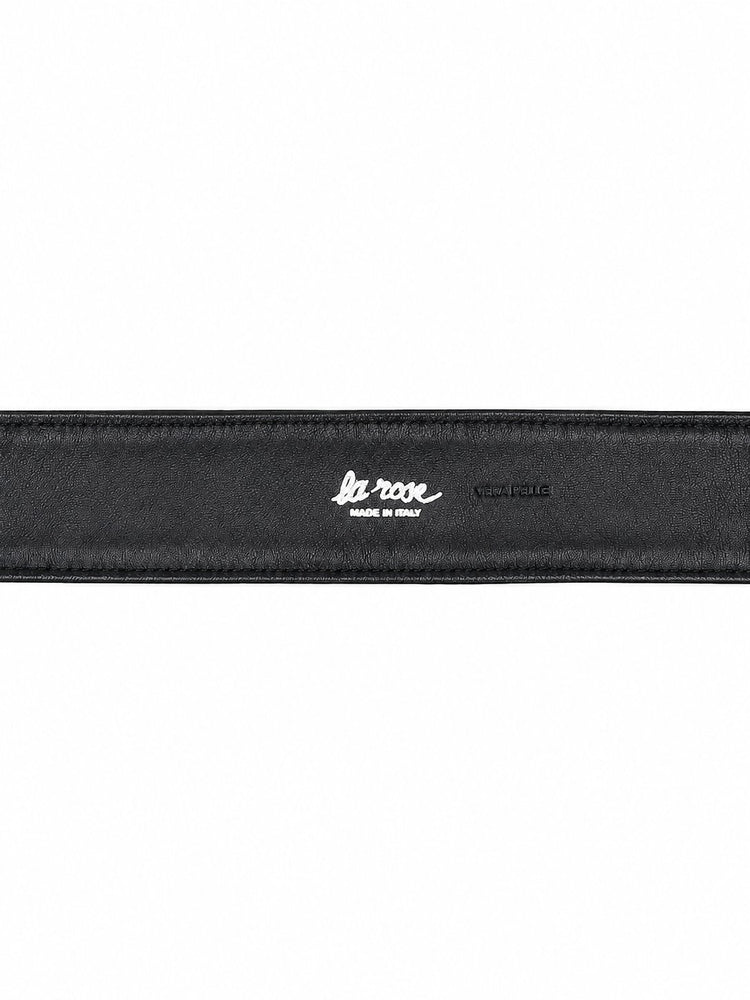LA ROSE leather belt black