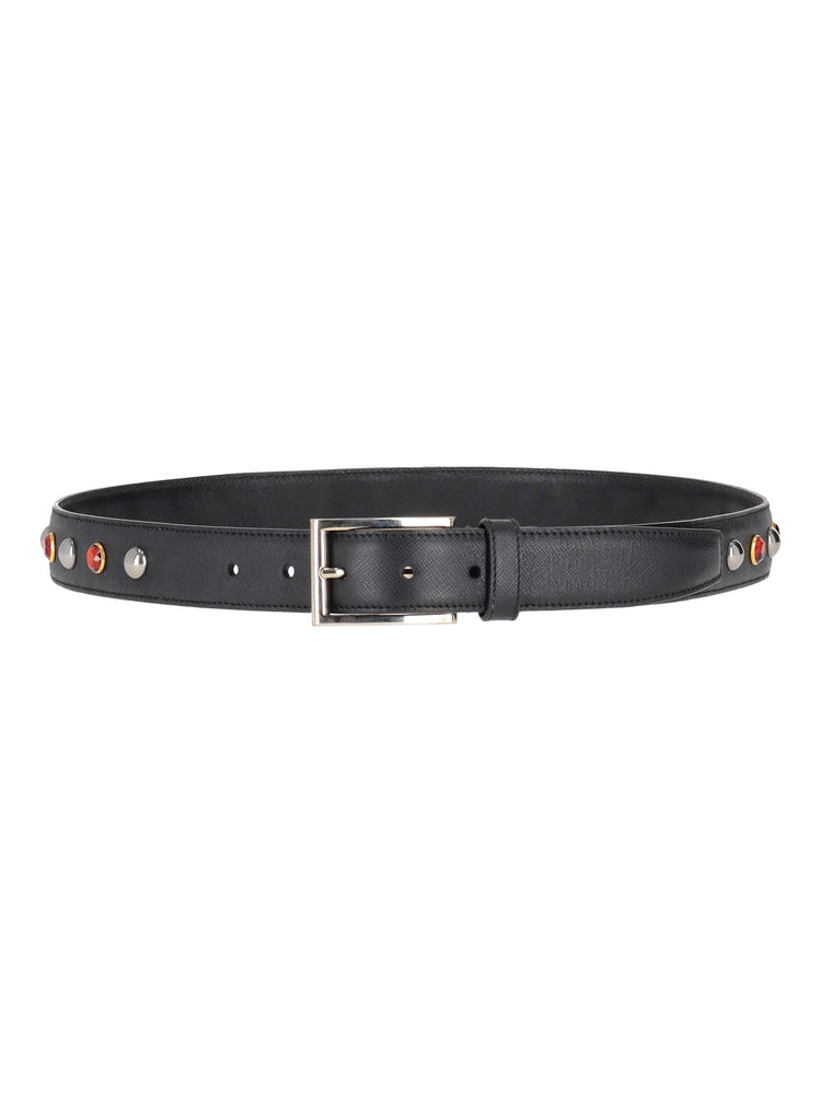 PRADA fabric buckle belt