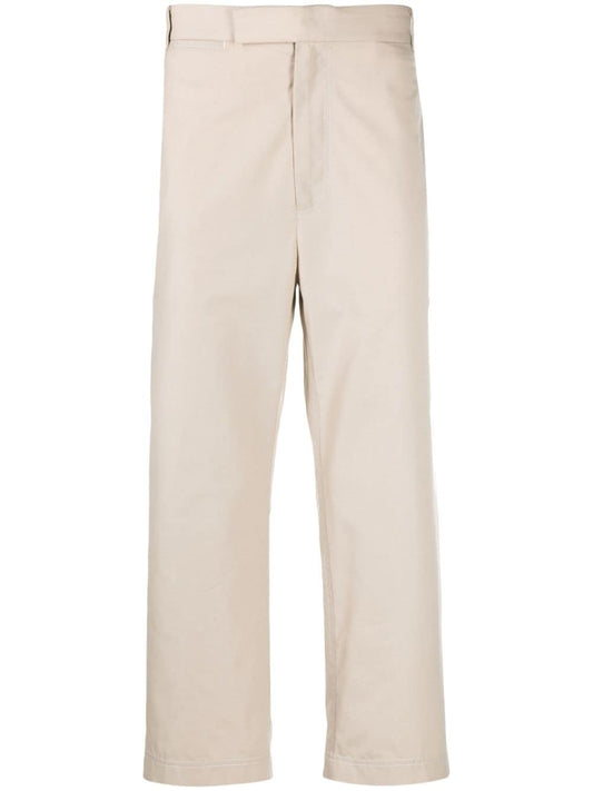 Typewriter Cloth straight trousers