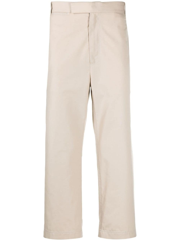 Typewriter Cloth straight trousers