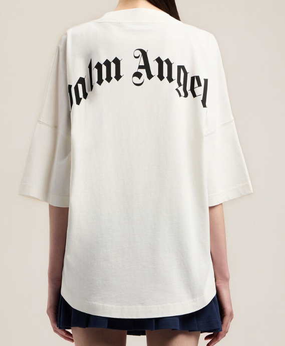 CURVED LOGO OVER TEE