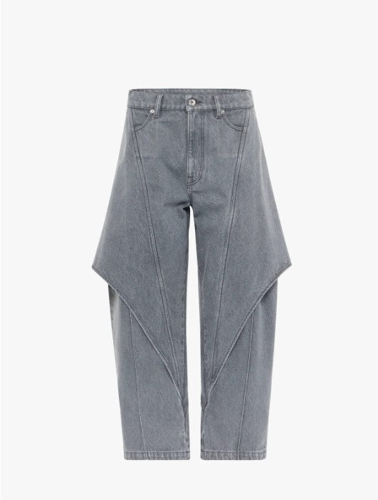 CROPPED SCULPTURAL JEANS