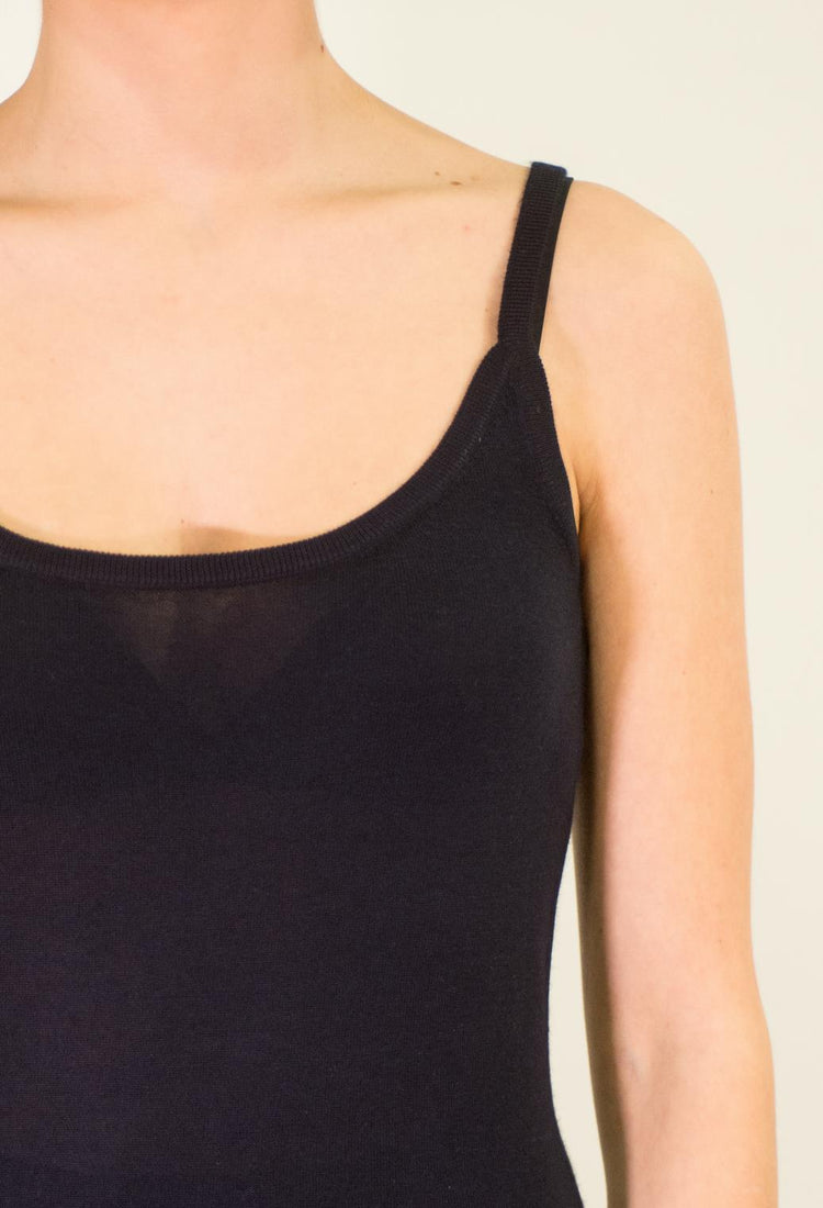LA ROSE tank cash/silk CREAM