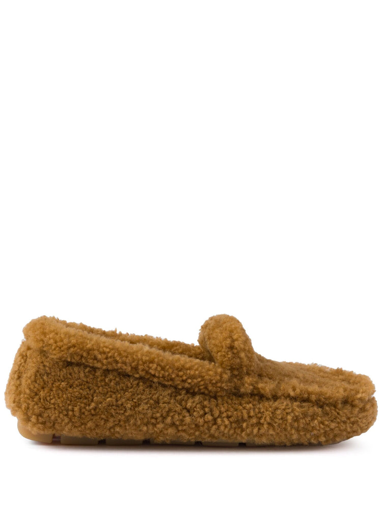 shearling driving shoes