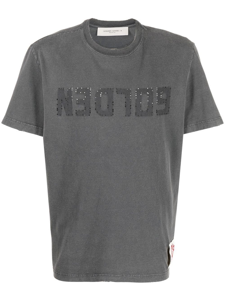 logo-print cotton T-shirt