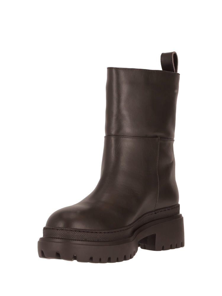 L'AUTRE CHOSE ankle leather boots