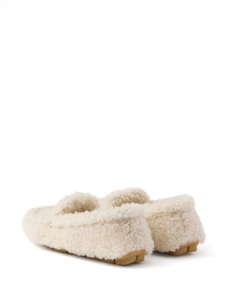 shearling driving shoes