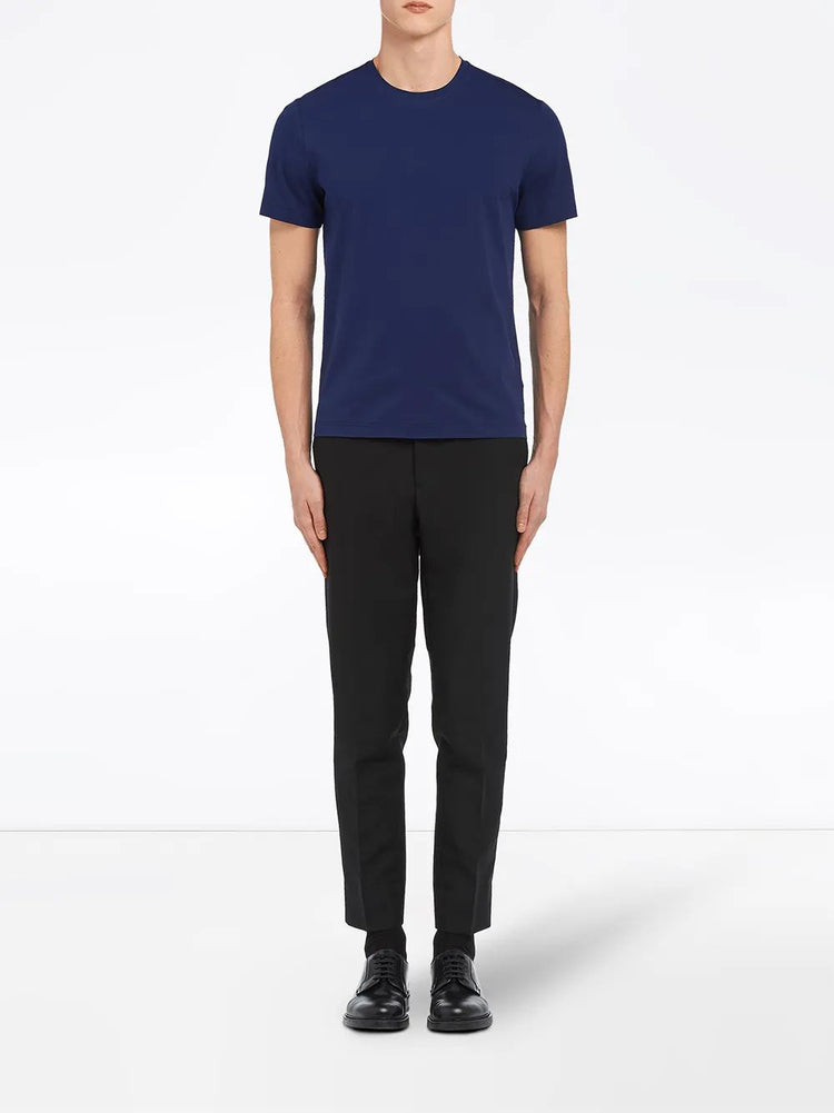 classic fitted t-shirt denim color