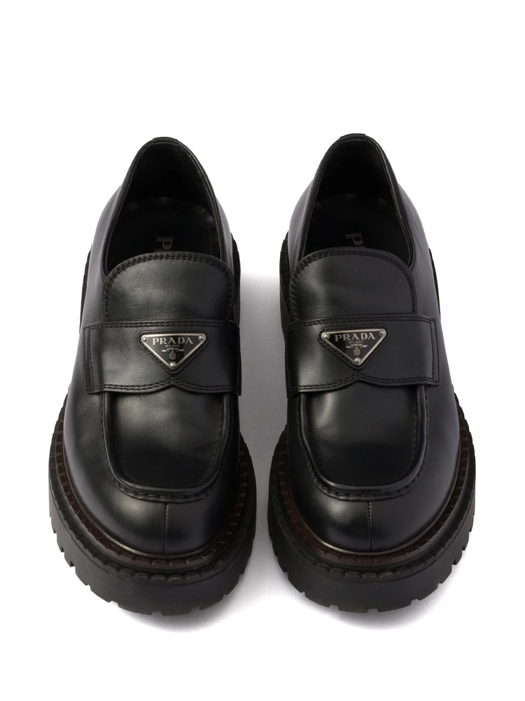 leather loafers