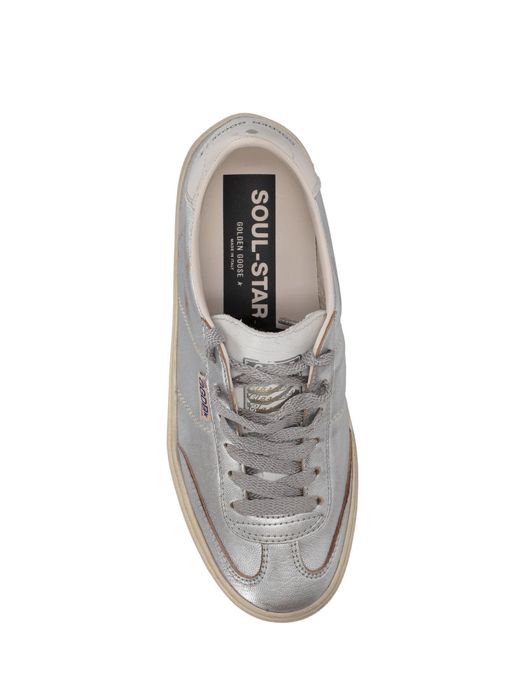 SOUL-STAR LAMINATED UPPER TOE AND TONGUE LEATHER HEEL