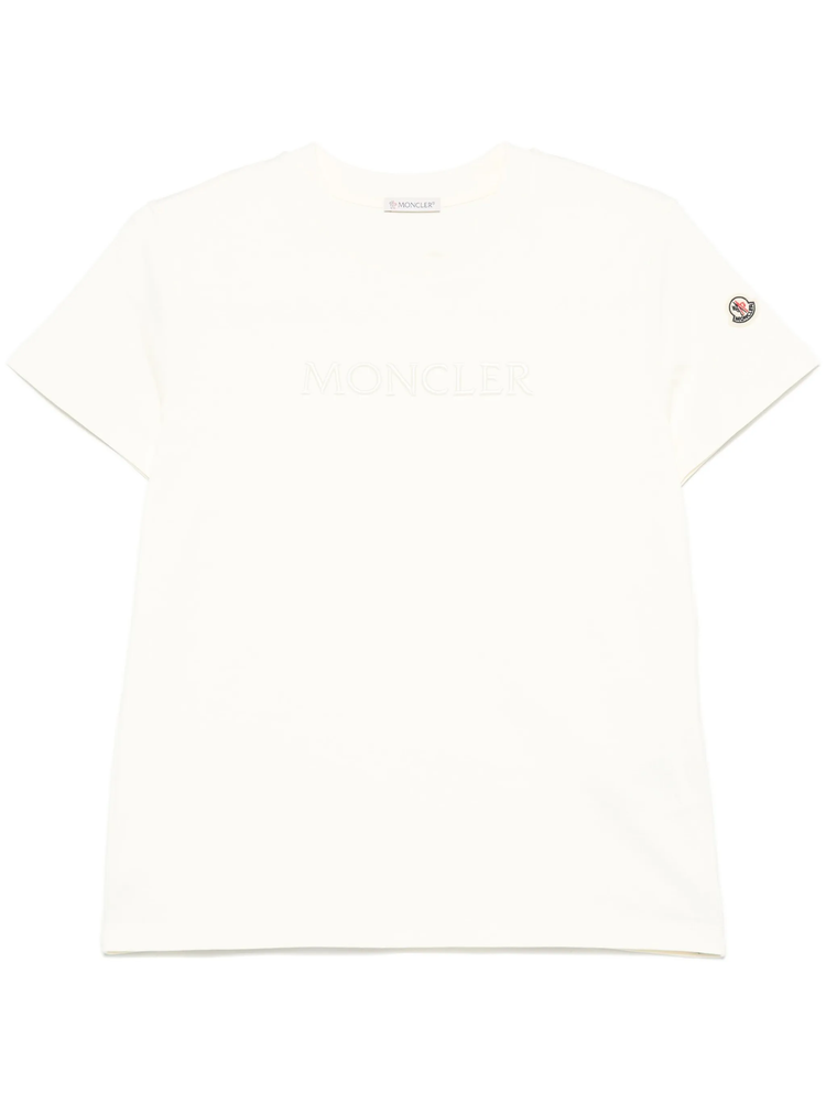 logo-embroidered cotton T-shirt
