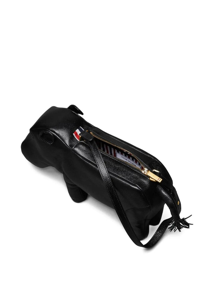 HIPPO BAGUETTE BAG IN PEBBLE GRAIN LEATHER