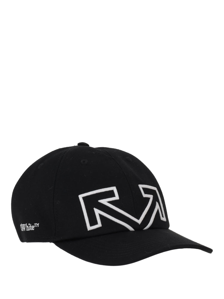HERITAGE BASEBALL CAP BLACK - WHITE