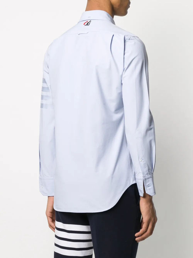 CLASSIC FIT SHIRT W/ 4BAR IN OXFORD SATIN WEAVE
