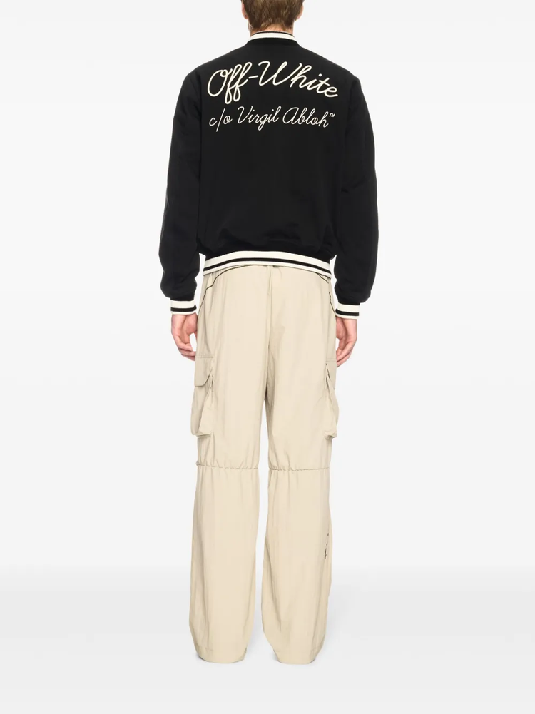 Script varsity jacket