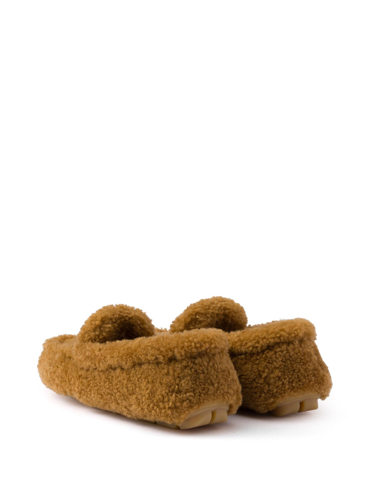 shearling driving shoes