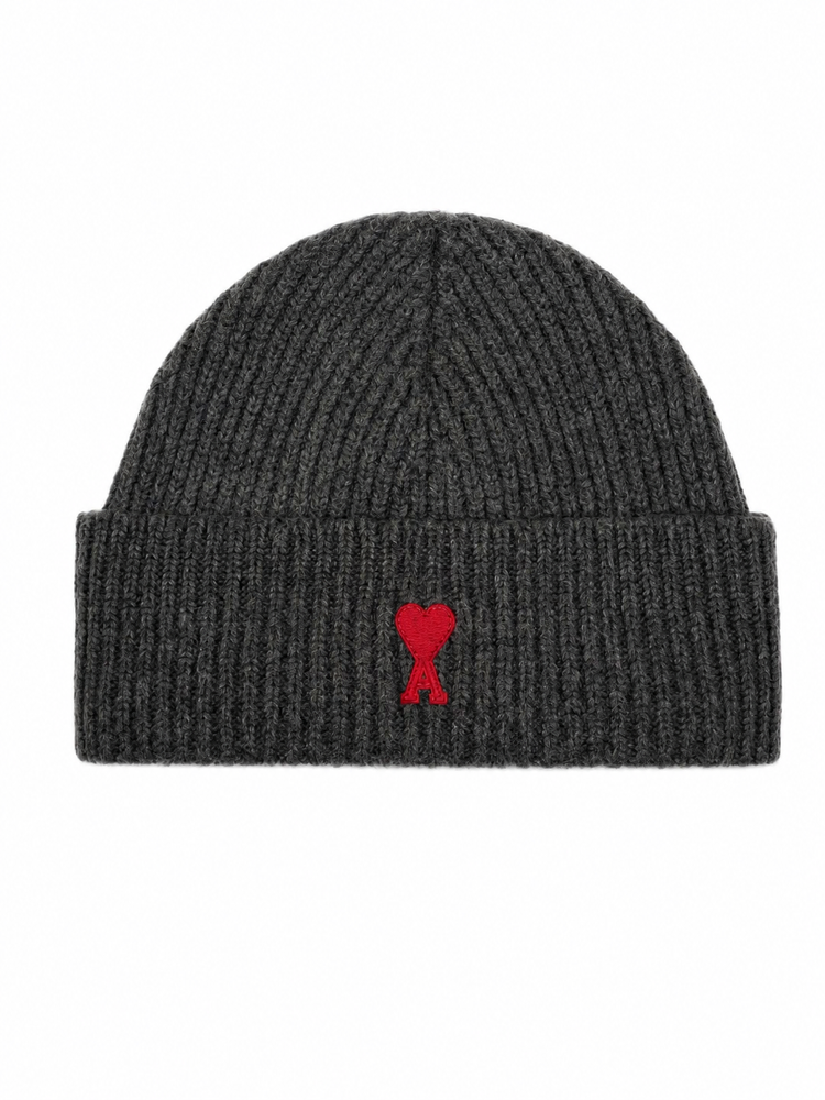 BEANIE WITH RED AMI DE COEUR