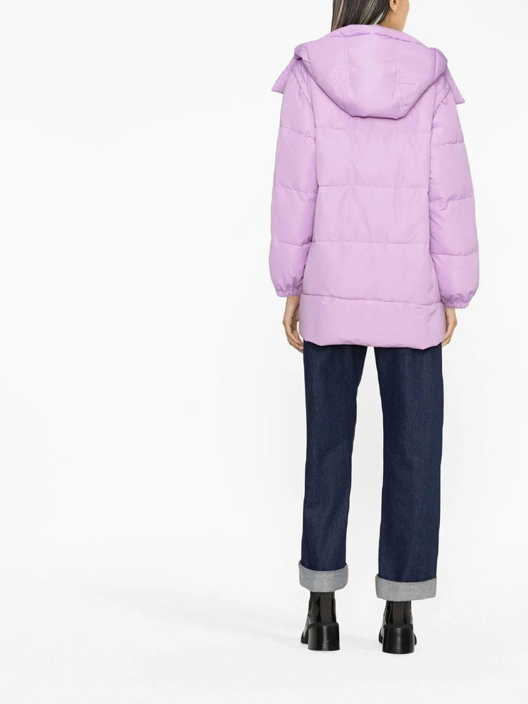 detachable sleeves puffer jacket