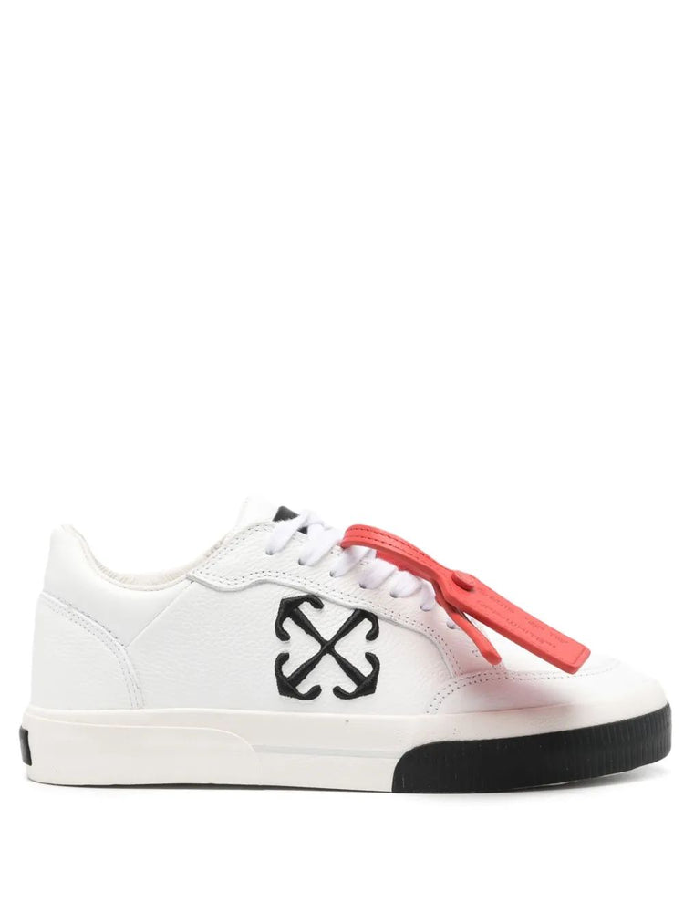 VULC LOW CALF WHITE - BLACK
