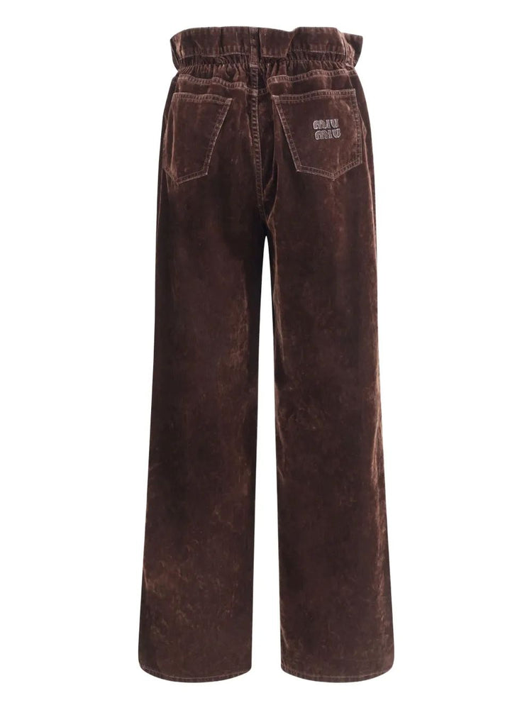 PANTALONI VELVET CHAMBRAY