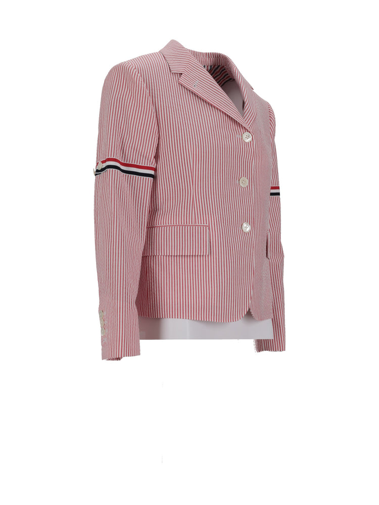 HIGH BREAK SB SPORTCOAT W/ RWB GG ARMBANDS IN SEERSUCKER